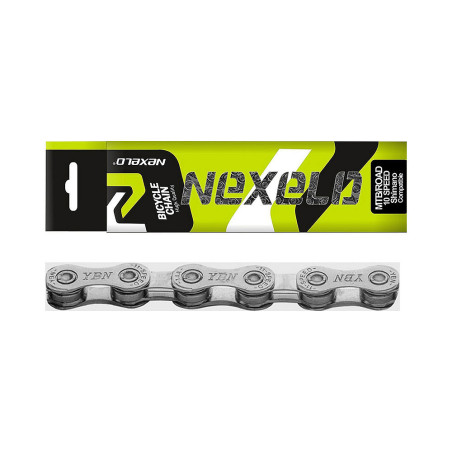 Łańcuch MTB/ROAD S11, 116 ogniw, 11-rzędowy, 1/2 x11/128 cal, srebrny