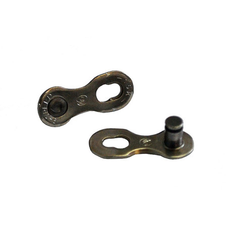 Ogniwo złączne QR9 przeznaczone do zębatek 9 rzędowych, srebrne