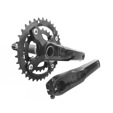 Mechanizm korbowy RAZOR XC3626 MTB, 2-rzędowa, 36/26T zębów, 175 mm czarna