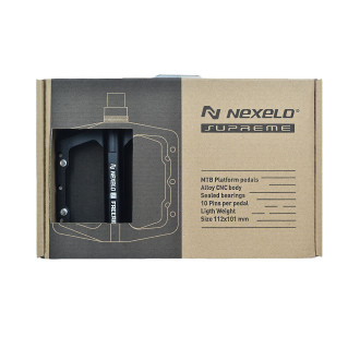 Pedały platformowe NEXELO SUPREME FREERIDE czarne