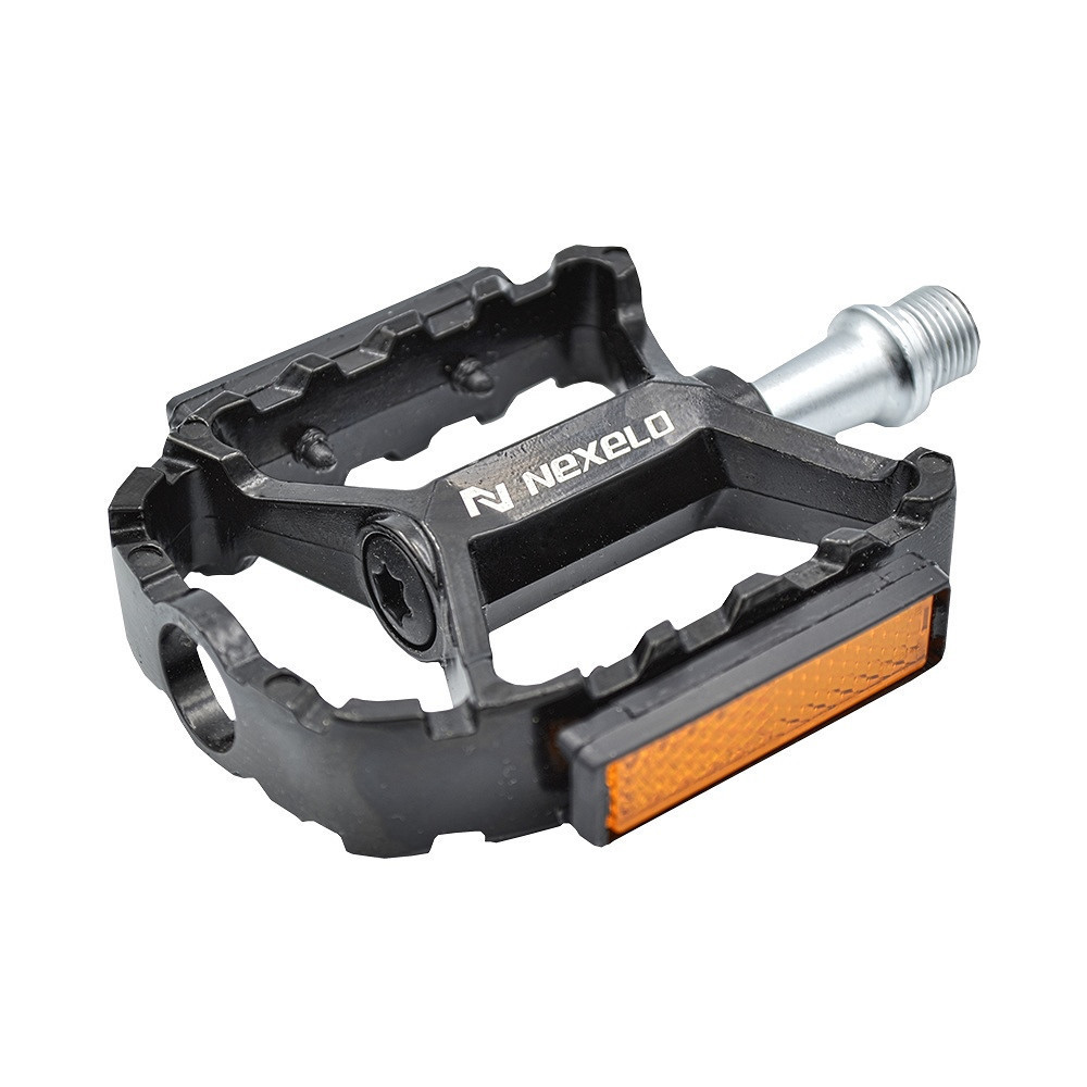 Pedały aluminiowe MTB/TREK , oś CNC, gwint 9/16, czarny