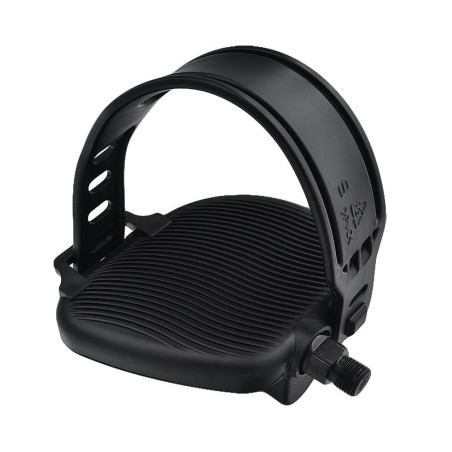 Pedały plastikowe treningowe 115x95mm, gwint 9/16 cal czarne