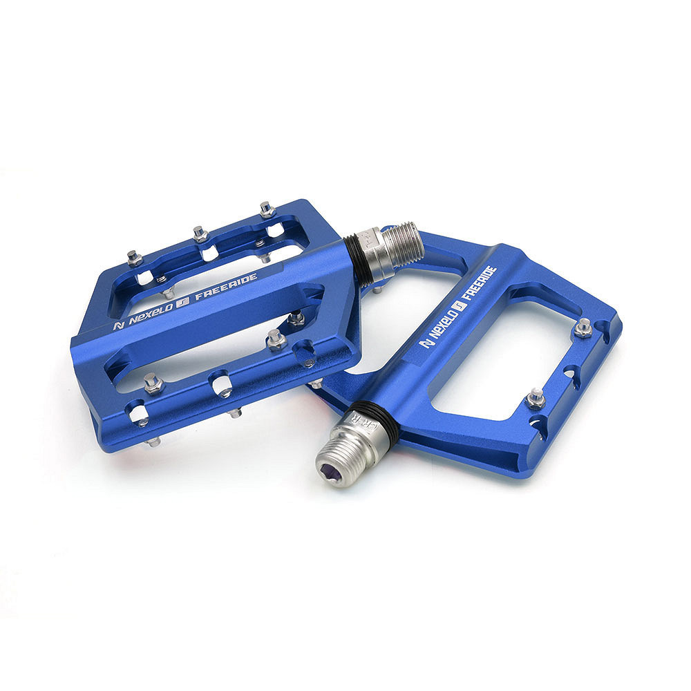 Pedały platformowe NEXELO SUPREME FREERIDE niebieskie