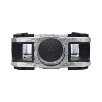 Pedały aluminiowe CITY/TREK 101x72mm srebne-czarne