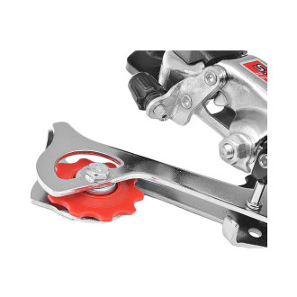 Przerzutka tył na śrubę 18/21V, 14-28T, kółko 10T, czarna