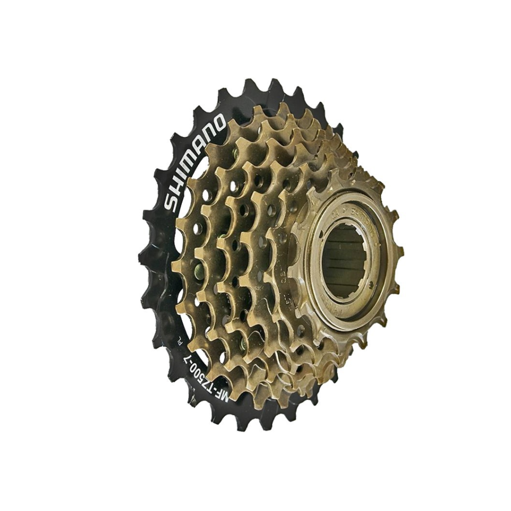 Wolnobieg 7-rzędowy SHIMANO MF-TZ500 14-28 zęb. brązowy