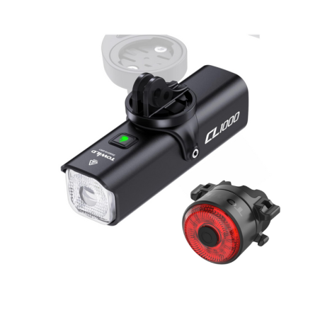 Zestaw Towild: lampa przednia CL1000 + lampa tylna TL03