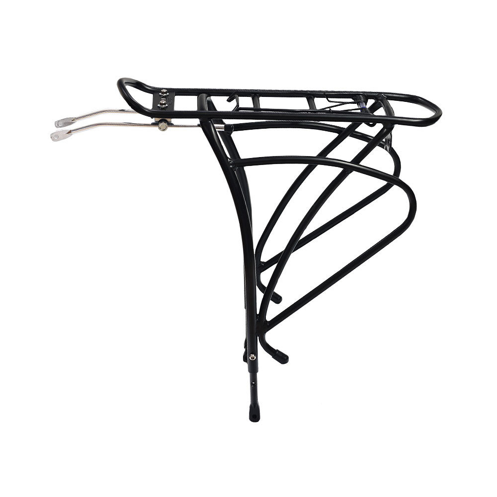 Bagażnik rowerowy tylny aluminiowy 24-28 cala Nexelo czarny