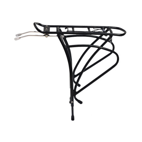 Bagażnik rowerowy tylny aluminiowy 24-28 cala Nexelo czarny