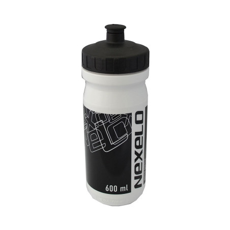 Bidon 0,6 l NEXELO biało-czarny