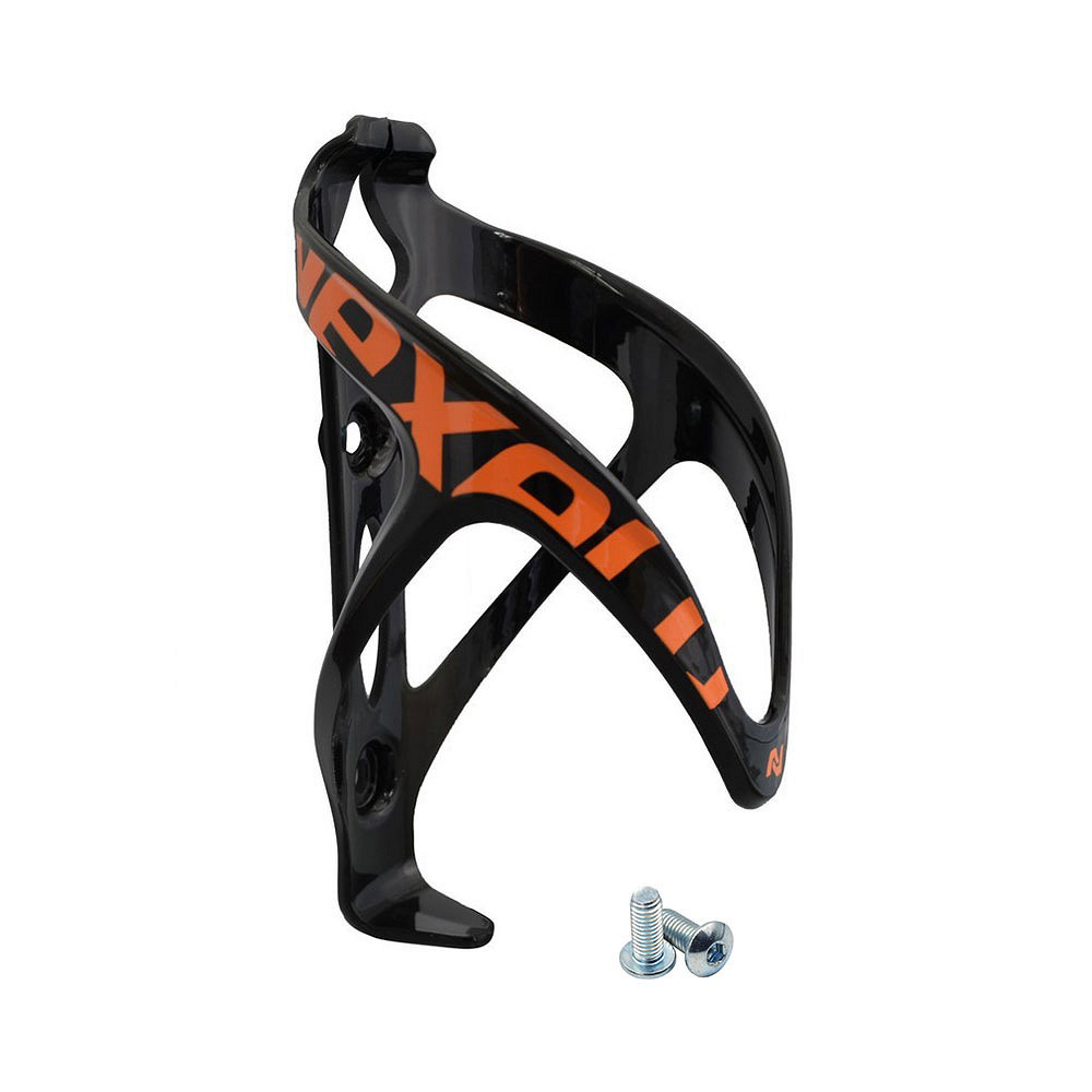 Koszyk bidonu plastikowy Nexelo czarno-pomarańczowy