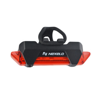 Lampa tył NEXELO - RUBY 4funkcje 10lm