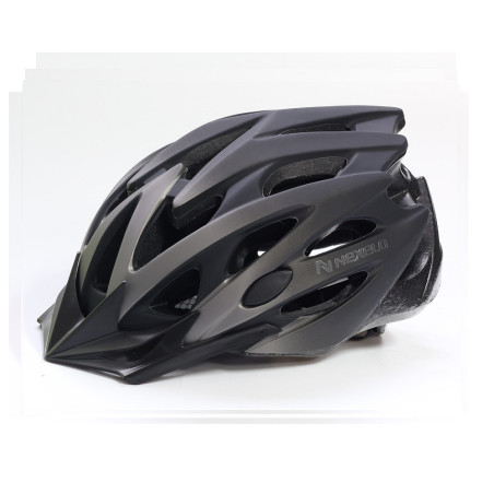 Kask rowerowy STRAIGHT MATT, L (58-61 cm), out-mold, czarno-szary