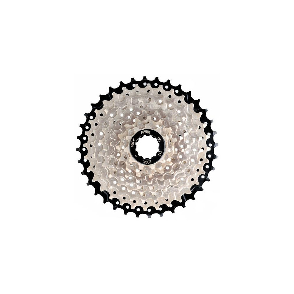 Kaseta PROX 9-rzędowa 11-36 srebrno-czarna