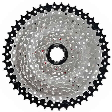 Kaseta PROX 10-rzędowa 11-46 srebrno-czarna