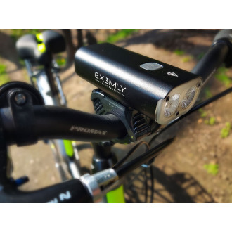 Lampa przód EX3MLY - aku, 5f, 600Lm, 4400mAh