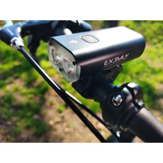 Lampa przód EX3MLY - aku, 5f, 600Lm, 4400mAh