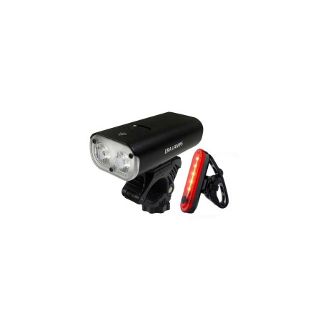Lampka rowerowa LED, przód i tył 800lm ERA Lamps