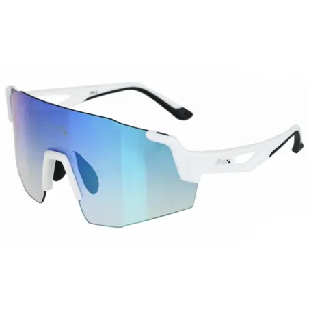Okulary PROX VIU II białe, photochrom niebieskie