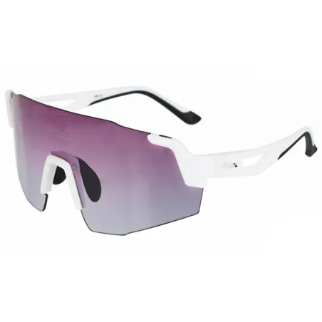 Okulary PROX VIU II białe, photochrom różowe