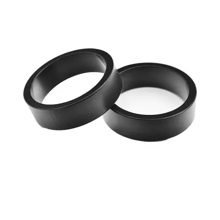 Dystans 10 mm do wspornika kier. AHEAD 1 1/8, alu, 2szt, czarny