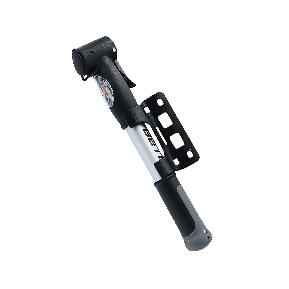 Pompka BETO alu-plast. z manometrem, podwójna głowicą AV/DV/FV, 240 mm