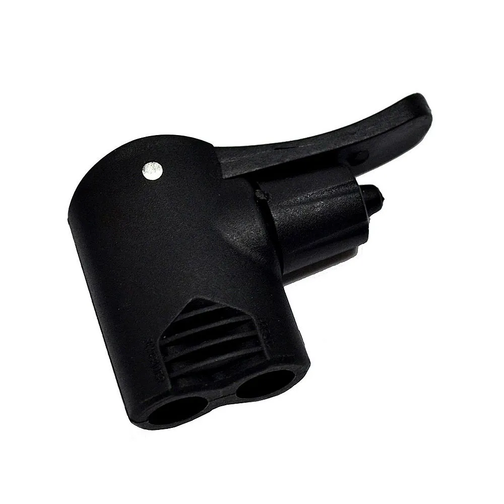 Zacisk pompki uniwersalny AV/DV/FV, plastikowy, czarny