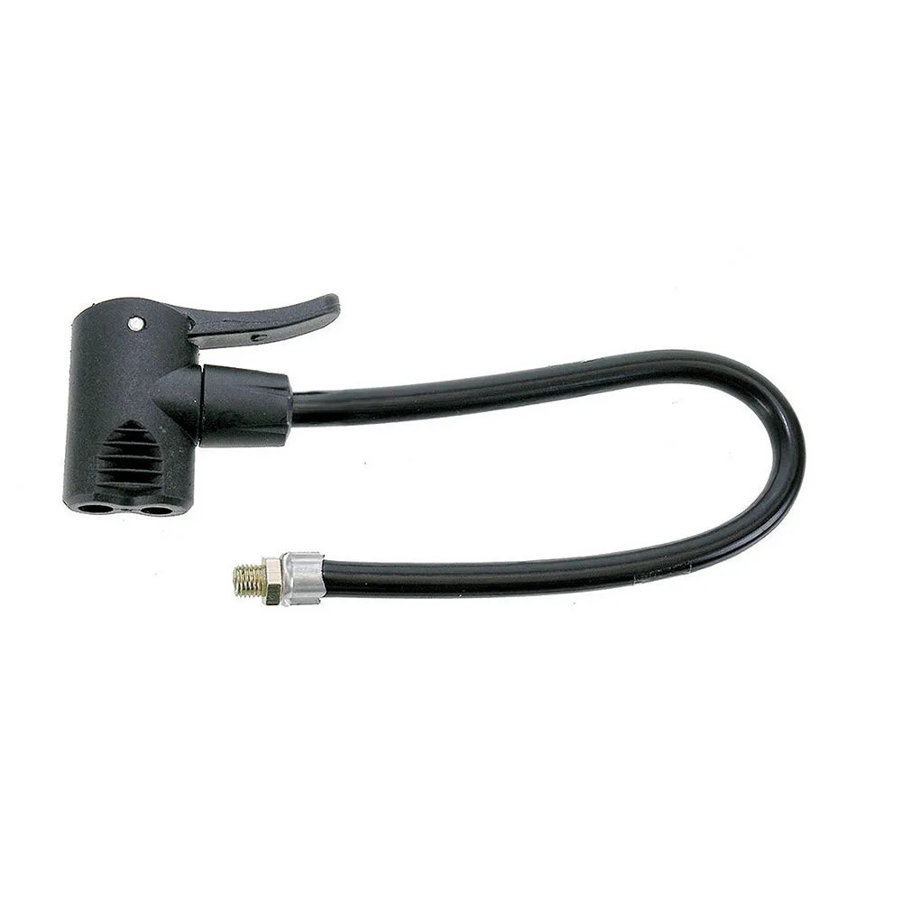 Wężyk pompki z zaciskiem AV/DV/FV, 600 mm, z końcówką AV, czarny