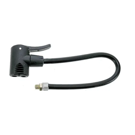 Wężyk pompki z zaciskiem AV/DV/FV, 600 mm, z końcówką AV, czarny