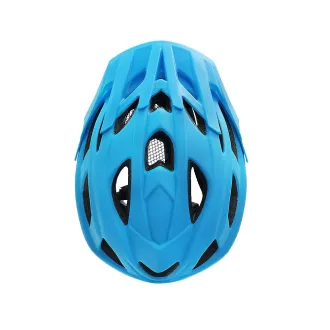 Kask rowerowy KIDS MATT, M (53-55cm), in-mold, kolor niebiesko- czarny