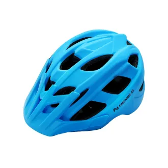 Kask rowerowy KIDS MATT, M (53-55cm), in-mold, kolor niebiesko- czarny