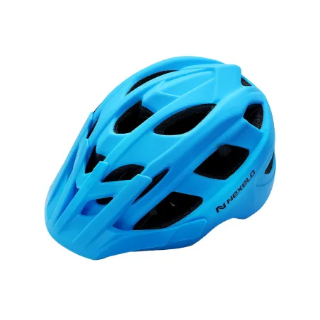 Kask rowerowy KIDS MATT, M (53-55cm), in-mold, kolor niebiesko- czarny