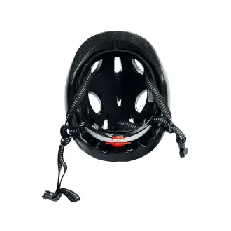 Kask rowerowy dziecięcy FUNNY SHINY, S (48-52 cm), out-mold, kolor biały z różowym pieskiem