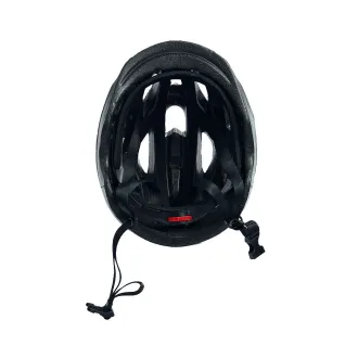 Kask rowerowy dziecięcy VIA SHINY, M (53-55 cm) , out-mold, kolor czarny z różowymi kwiatkami