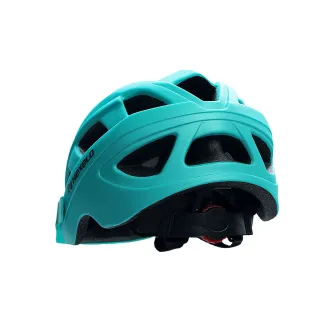 Kask rowerowy KIDS MATT, in-mold, turkusowo-czarny, roz: M (53-55cm)