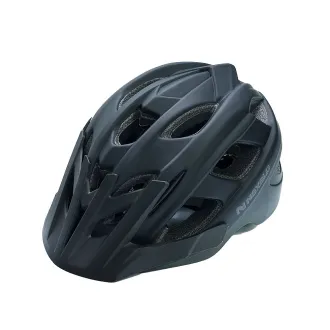 Kask rowerowy KIDS MATT, M (53-55cm), in-mold, kolor czarny