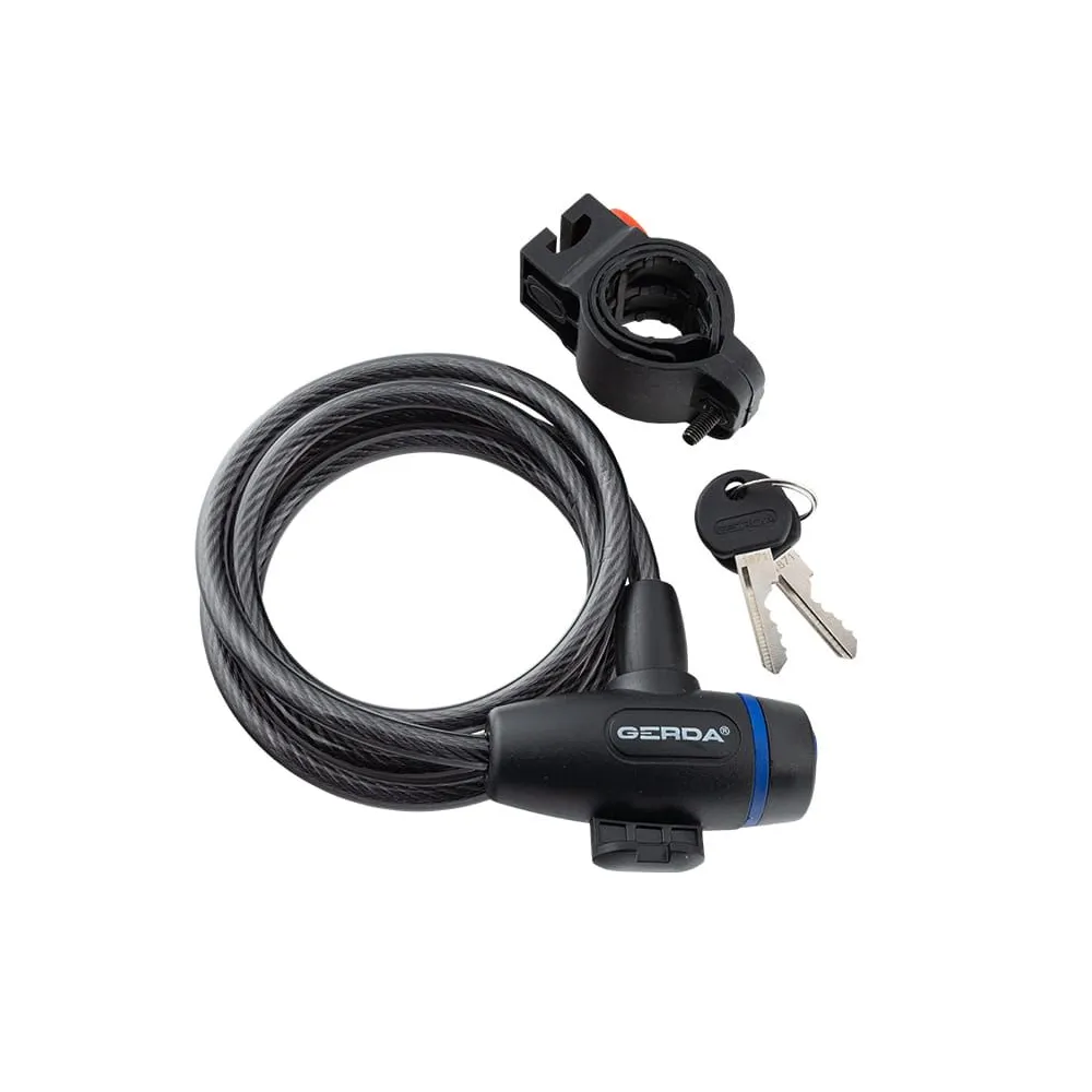 Zapięcie rowerowe FLEX 1200/10S, linka o grubości 10 mm