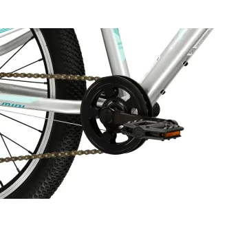 Rower dziecięcy KROSS LEA MINI 1.0 DOS (11") 20" srebny