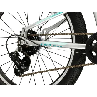 Rower dziecięcy KROSS LEA MINI 1.0 DOS (11") 20" srebny