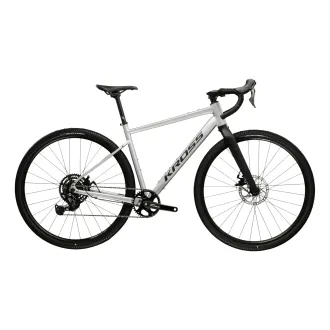 Rower Gravel KROSS ESKER 1.0 M(19") 28" szary / grafitowy / matowy  2026