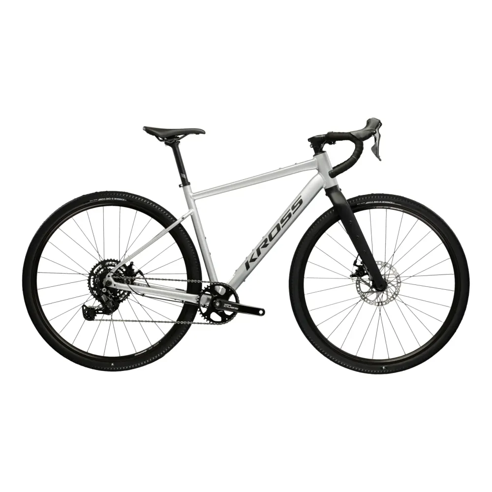 Rower Gravel KROSS ESKER 1.0 M(19") 28" szary / grafitowy / matowy  2026
