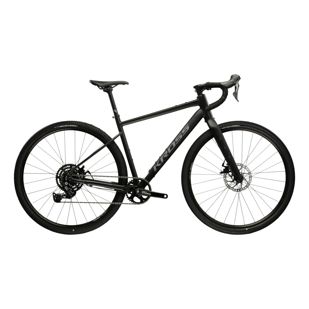 Rower Gravel KROSS ESKER 1.0 L (20") 28" czarny / grafitowy / matowy 2026