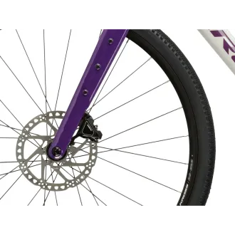 Rower Gravel KROSS ESKER 1.0 FL M (19") 28" szary / fioletowy / połysk 2026