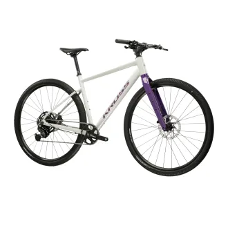 Rower Gravel KROSS ESKER 1.0 FL L (20") 28" szary / fioletowy / połysk 2026