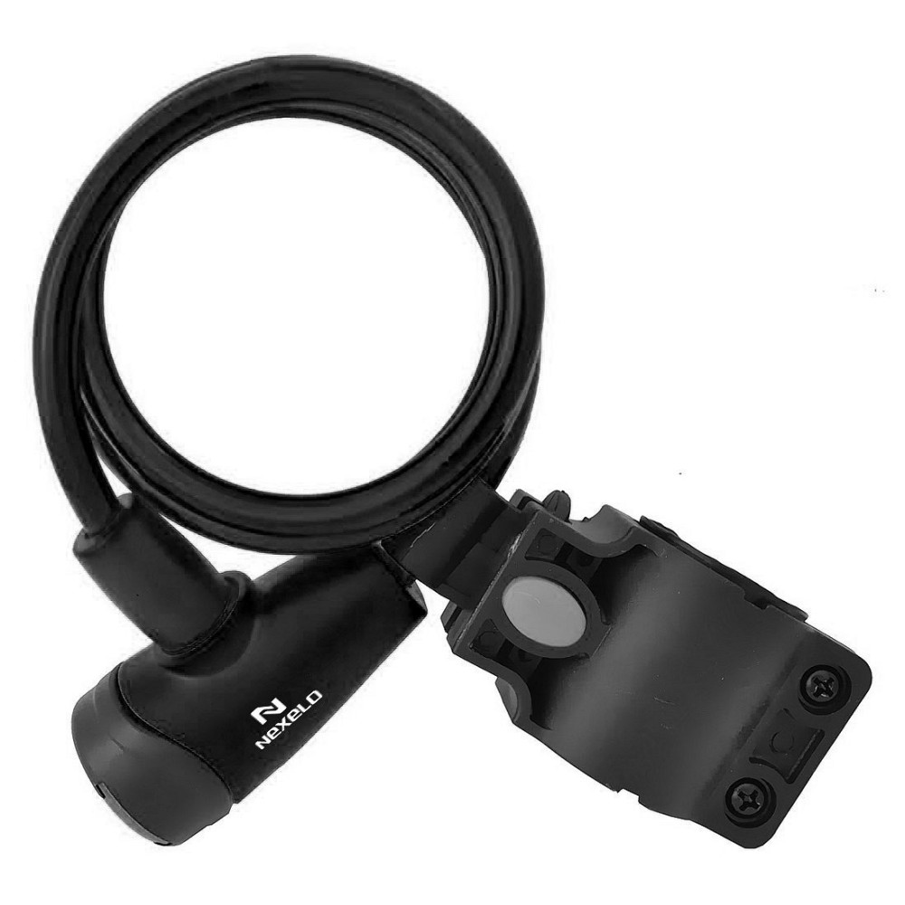 Zamknięcie SPIRALA na klucz fi 8, dł. 1000 mm czarne