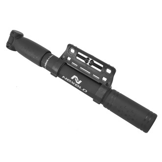 Pompka plastikowa mini z wężykiem i podwójną głowicą zacisk AV/DV/FV dł. 265 mm