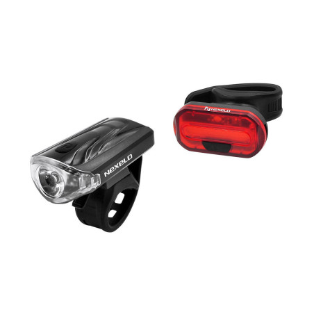 Zestaw lamp bateryjnych przód i tył LED