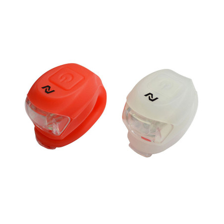 Zestaw lamp bateryjnych przód i tył 2 LED