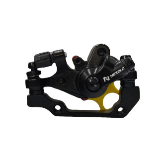 Zacisk hamulcowy mechaniczny aluminiowy, adapter na tylną tarczę 140 / 160 mm