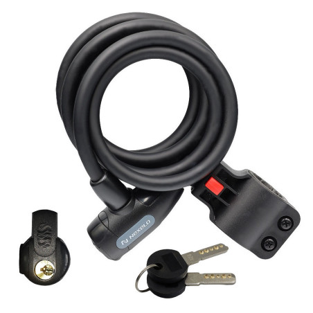 Zapięcie rowerowe SPIRALA na klucz, fi 10 mm, długość 1800 mm